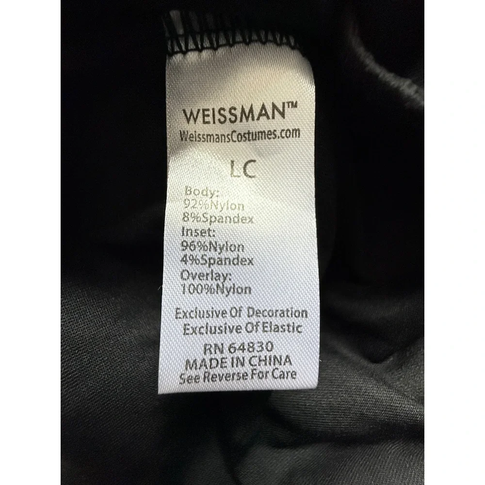 Weissman‎ Dance Costume Dress Kids LC Red Nylon Spandex Fringe Sequin 8810
